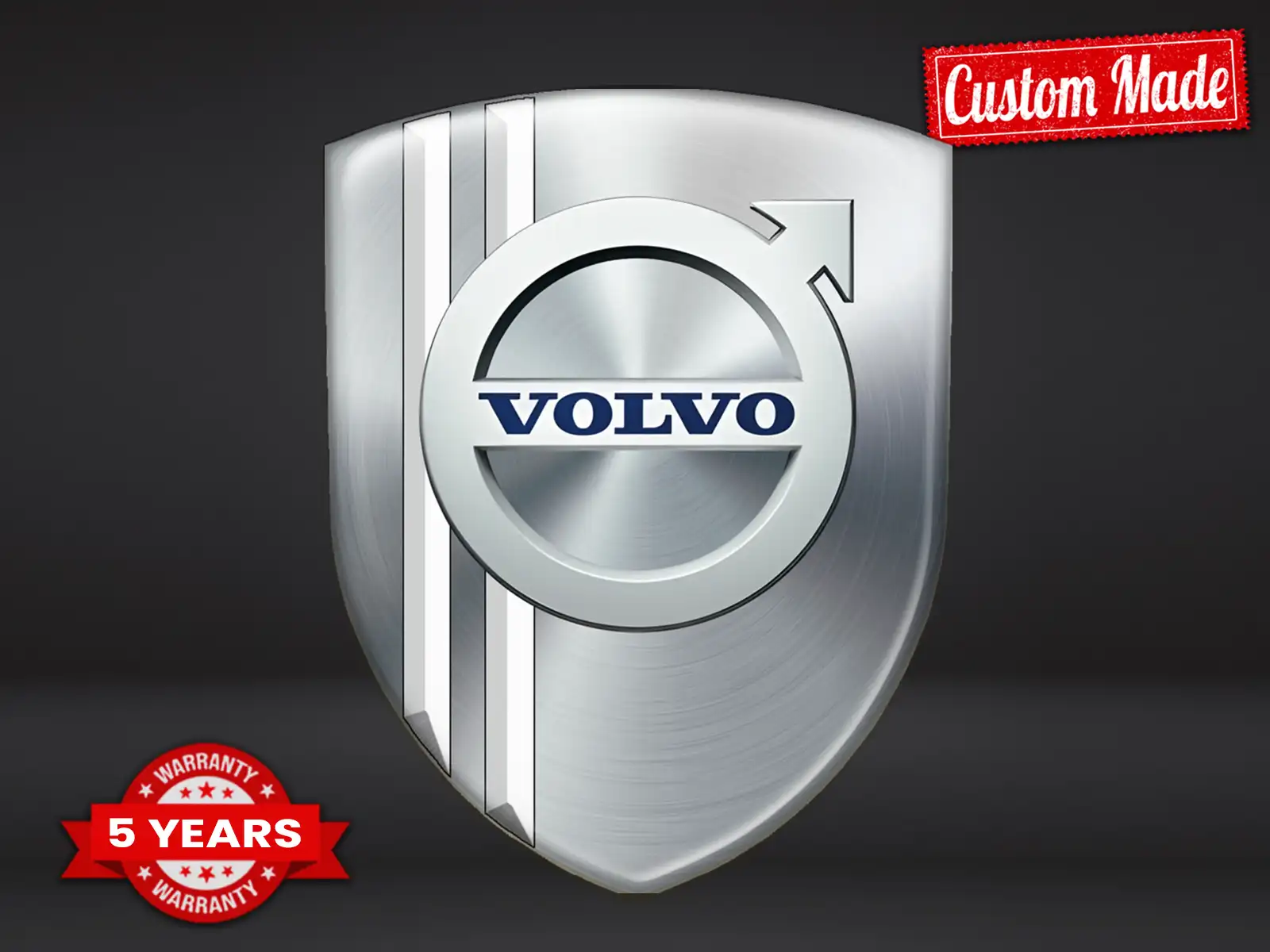 Volvo Insignias Automotrices Pro Máximo Estilo Diseño Estilizado